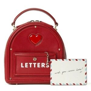 Kate Spade Mailbox Bag Yours Truly Heart Novelty Letters 3D Letter Box